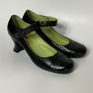 Miz Mooz Allie Black Mary Jane Heels - 7.5